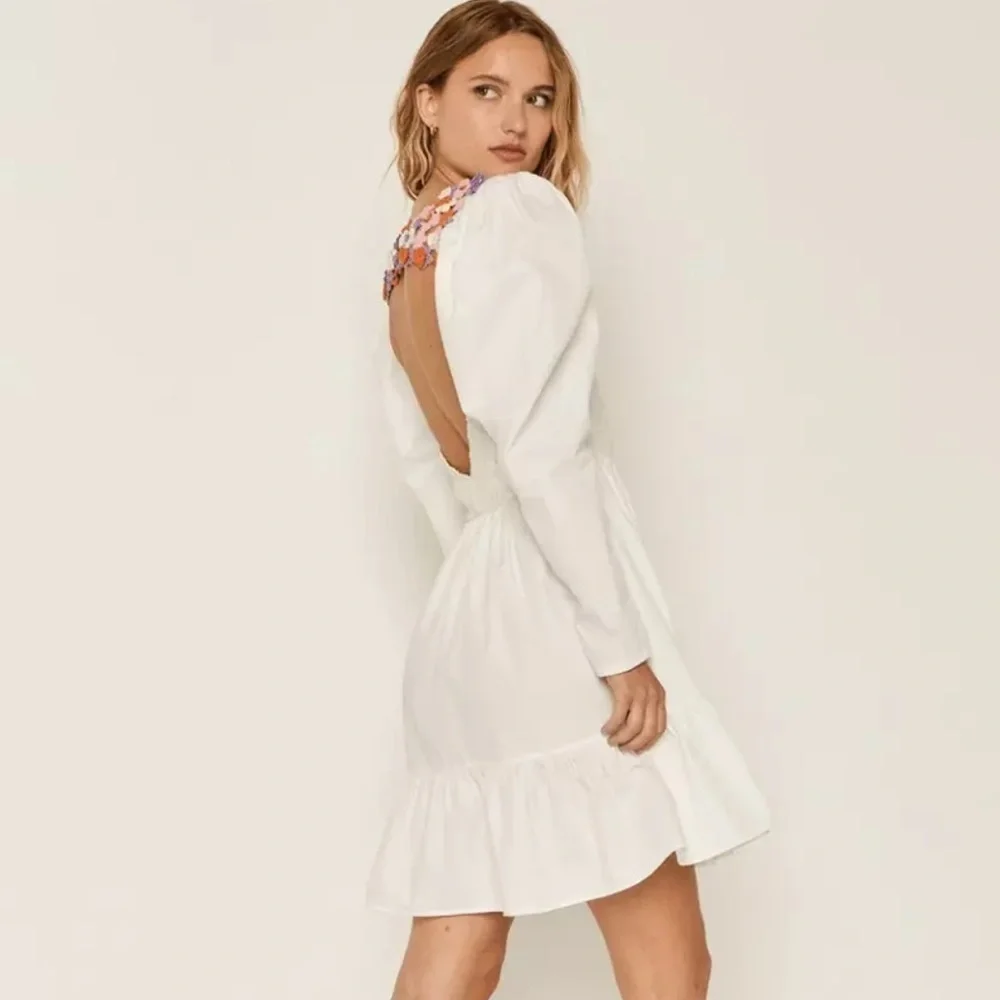 Stella Pardo | Paris Mahima Dress | Handmade with crochet flowers | NWT | M - Picture 3 of 13